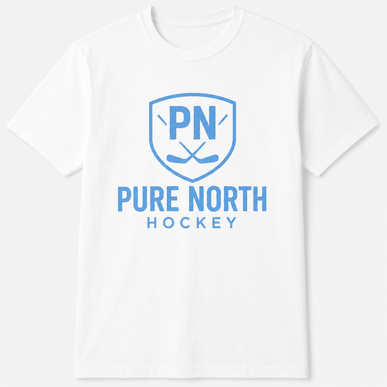 Adult Pure North Hockey Performance Tee – White
