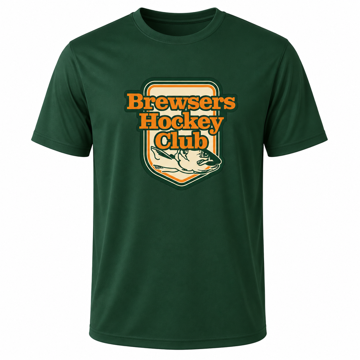 Brewsers Hockey Club Performance Tee – Forest Green
