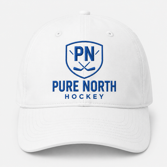 Pure North Hockey Performance Hat – White